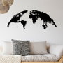 Wallity World Map Large Negro